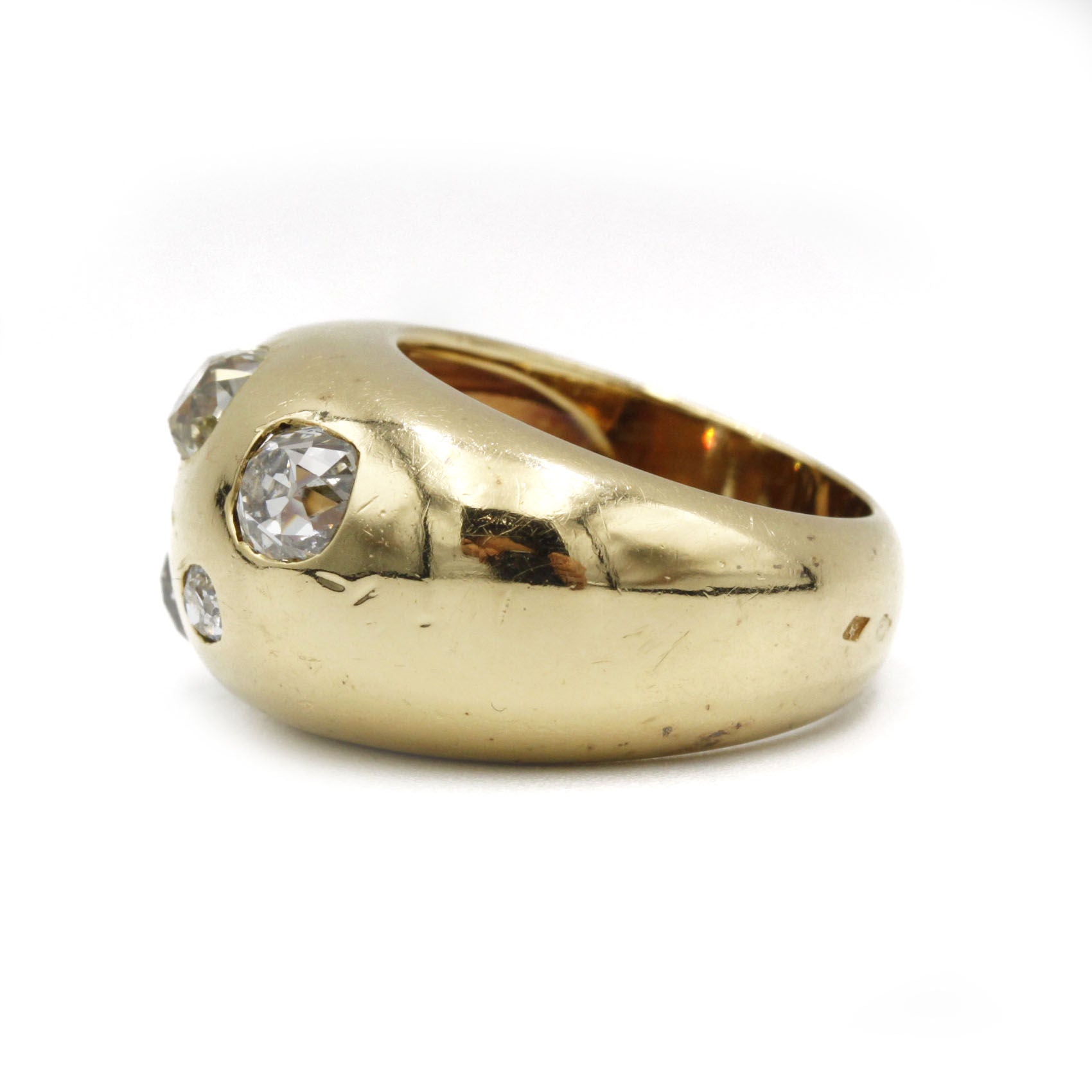 Ring Rush in yellow gold and diamonds