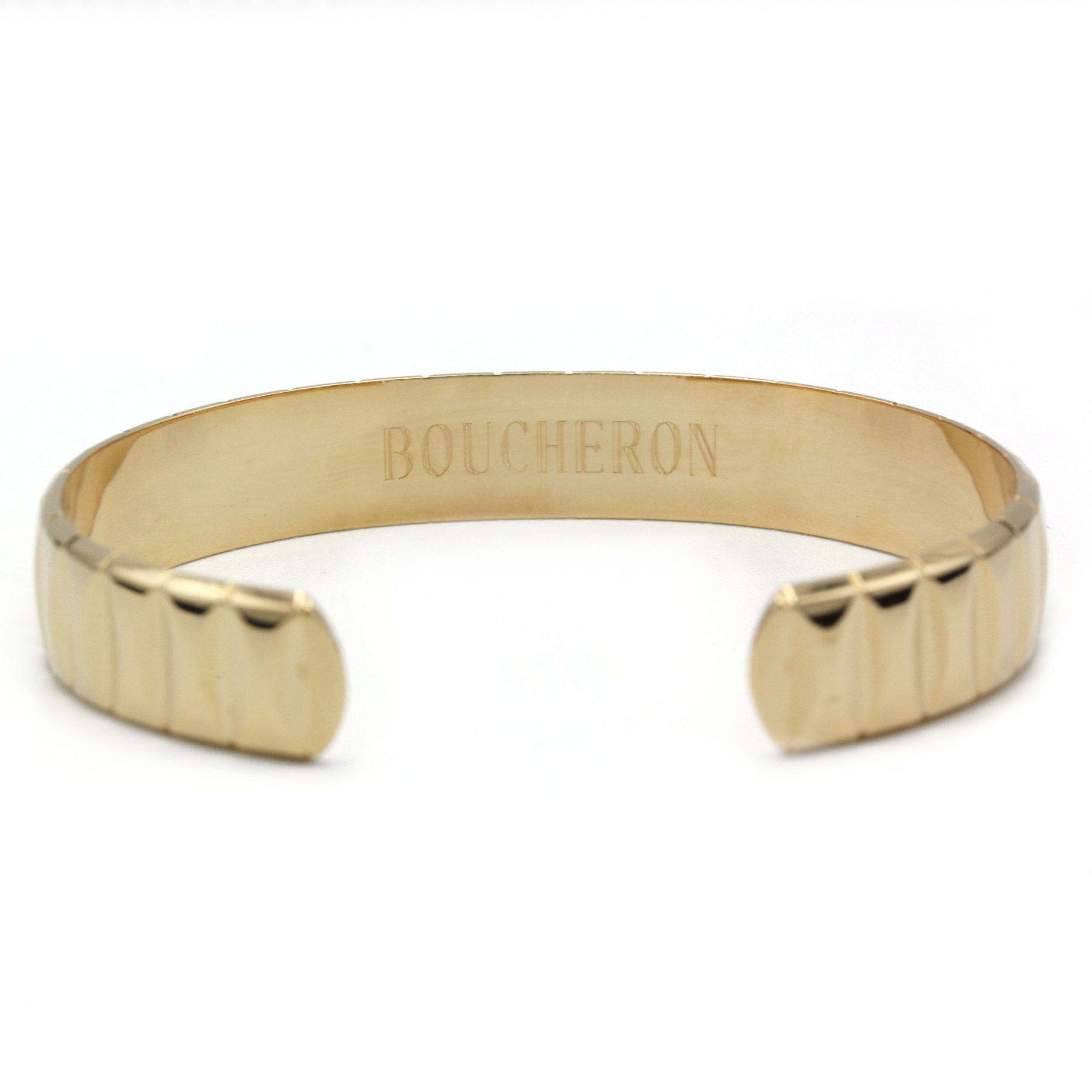 Bracelet BOUCHERON "Frenchy" cuff in yellow gold