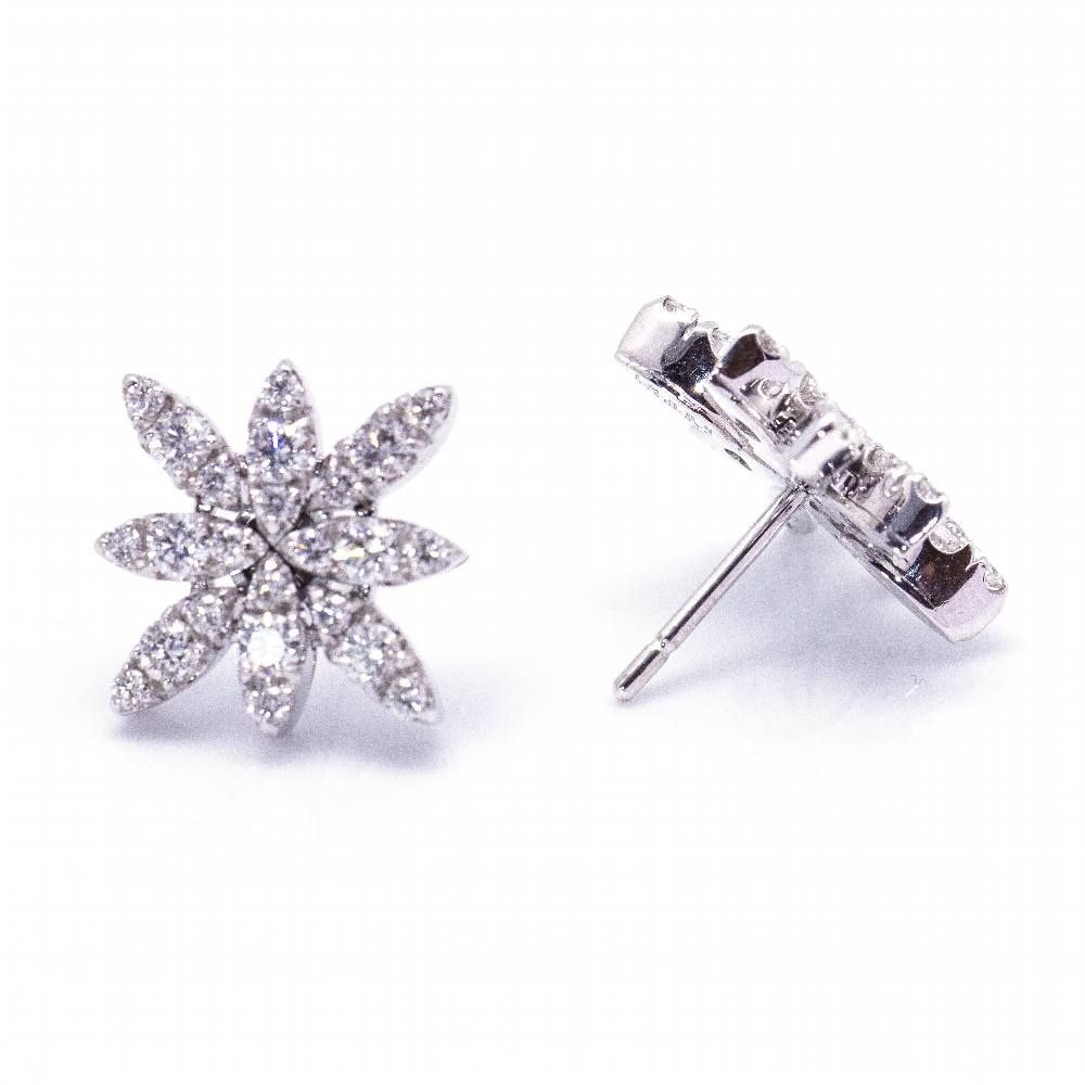 Boucles d'oreilles PASQUALE BRUNI avec diamants. D'occasion