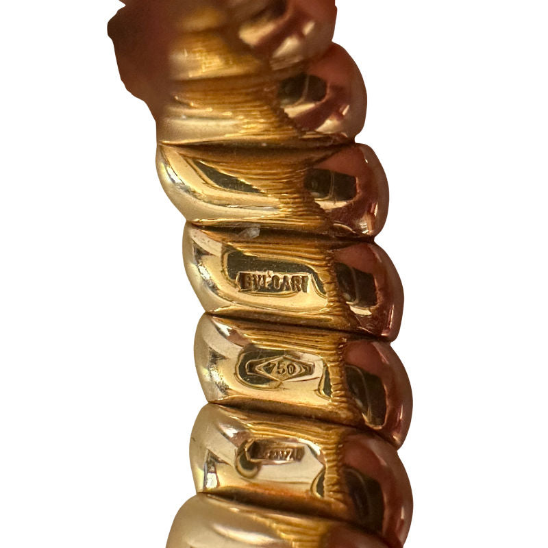 Ring BULGARI Tubogas in yellow gold