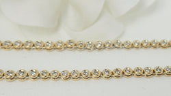 Collier rivière en or jaune et diamants