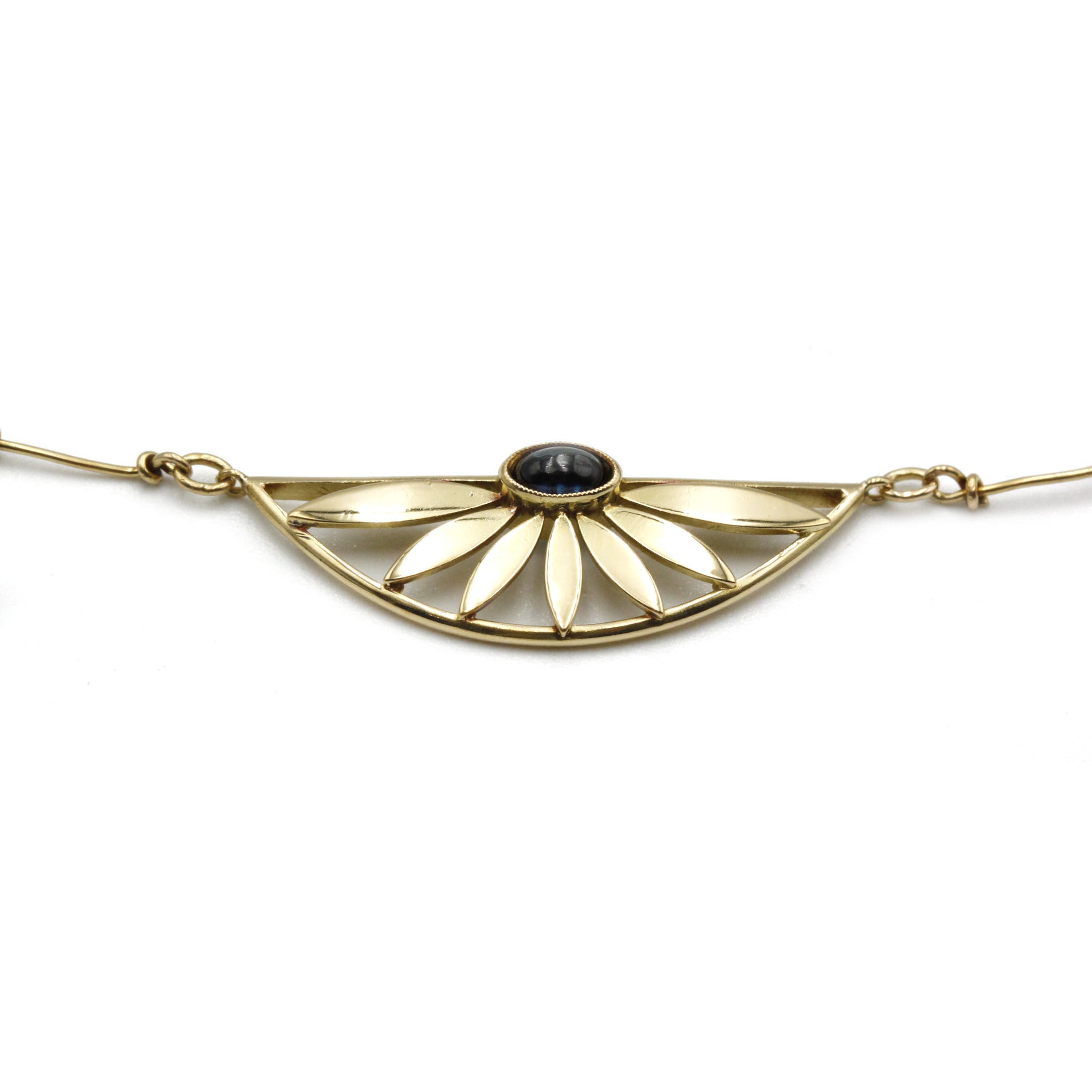 Collier Draperie - Or et Saphirs