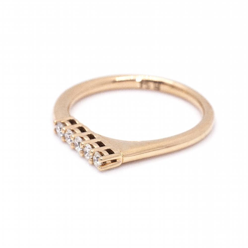 Bague SINGULAIRE en or et diamants