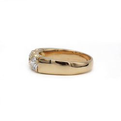 Ring Garter in yellow gold and diamonds