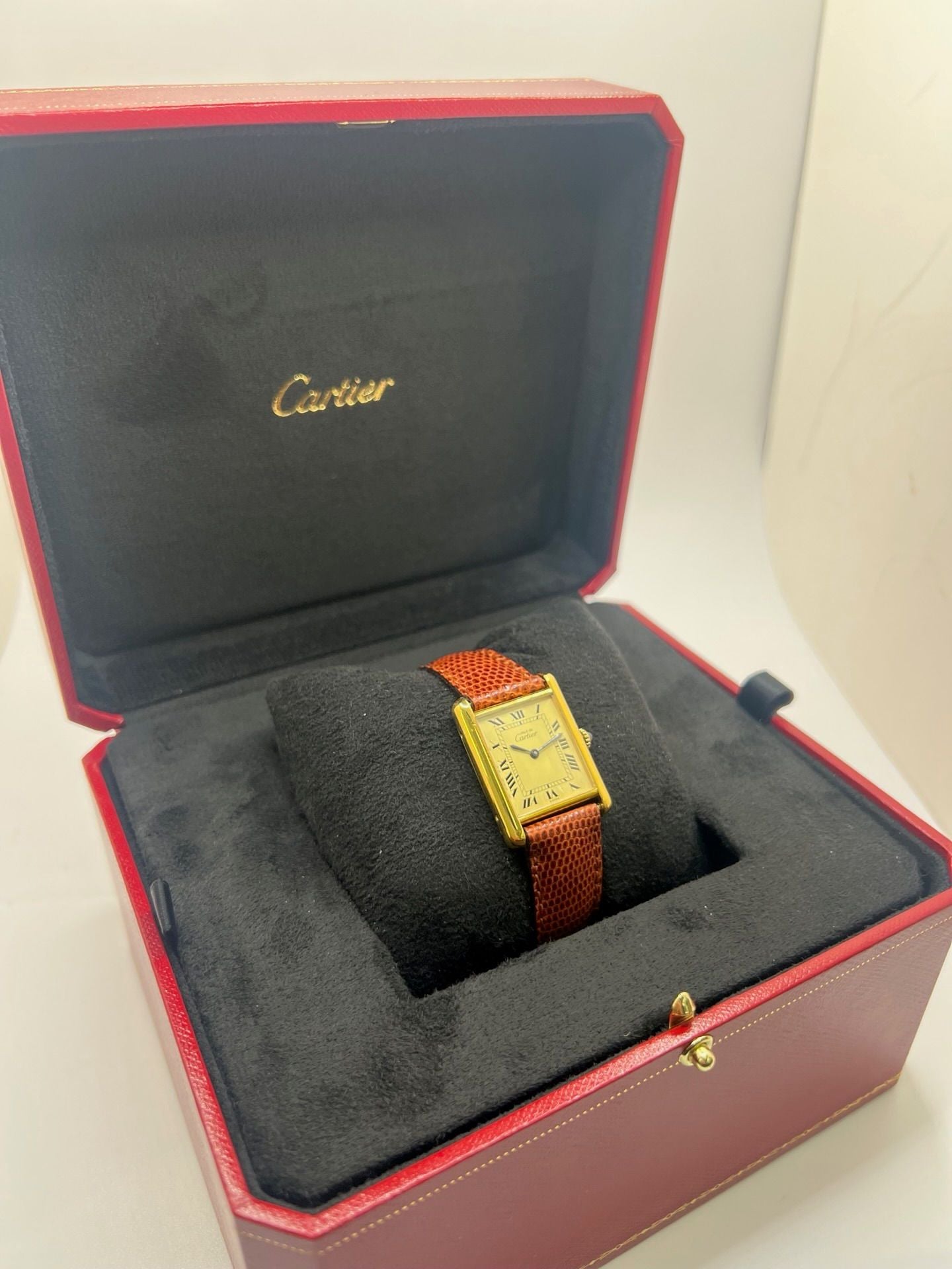 Cartier Tank Must Vermeil Large Model