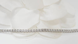 Bracelet rivière en or blanc et diamants 1ct