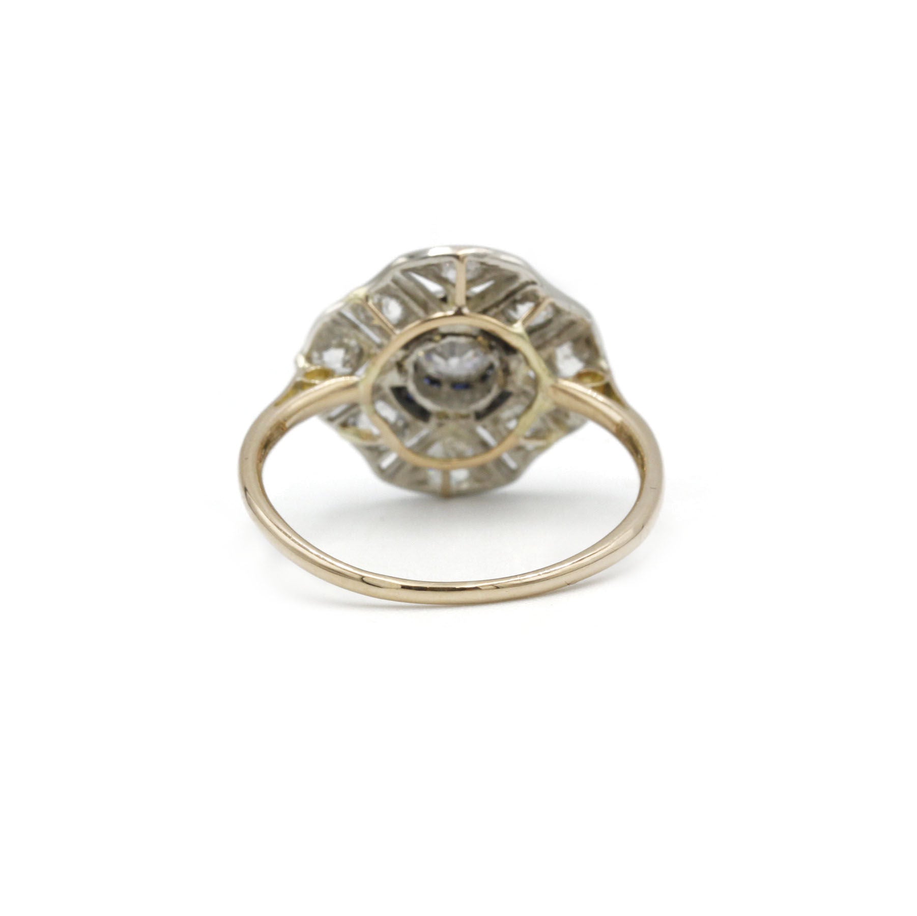 Bague - Or, Argent, Saphirs & Diamants