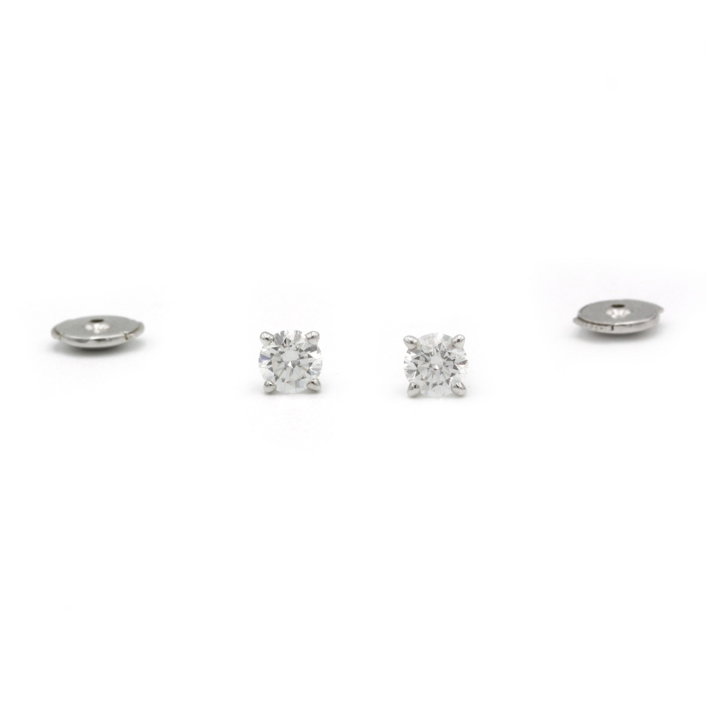 Puces D'Oreilles - Or Et Diamants