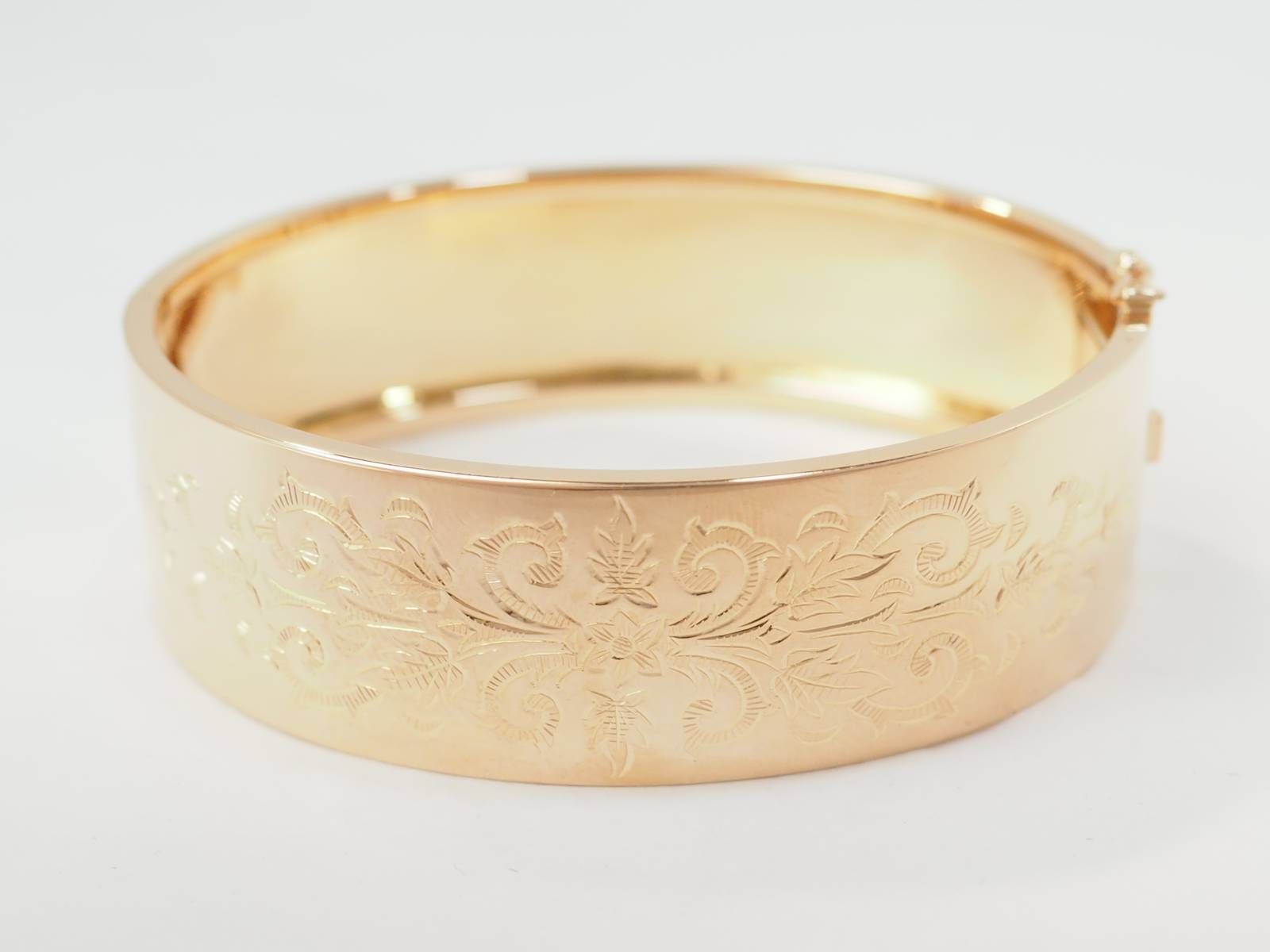 Bracelet rush floral design in rose gold