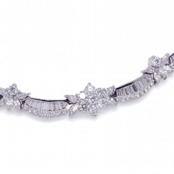 Collier THAYPER en or blanc avec diamants