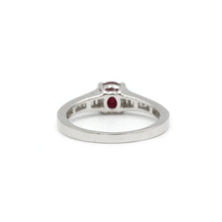 Bague - Or, Diamants & Rubis