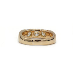 Ring Garter in yellow gold and diamonds