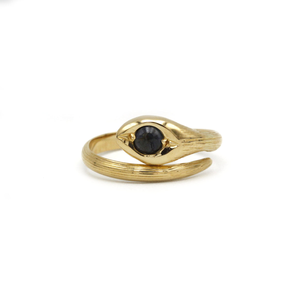 Bague Serpent - Or et Saphir