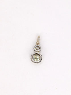 Pendentif ancien diamants taille ancienne 0,80 ct
