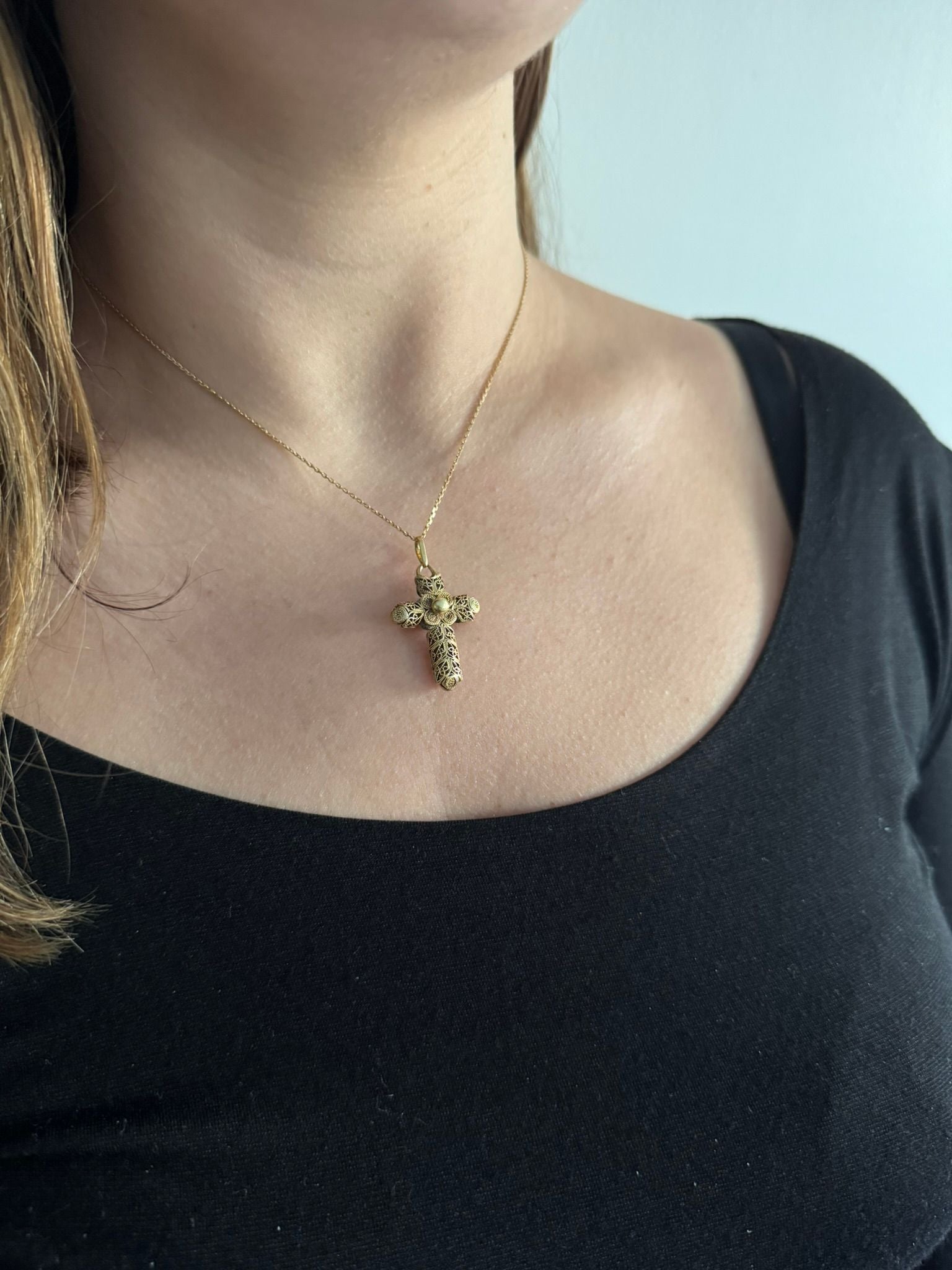 Pendant in yellow gold