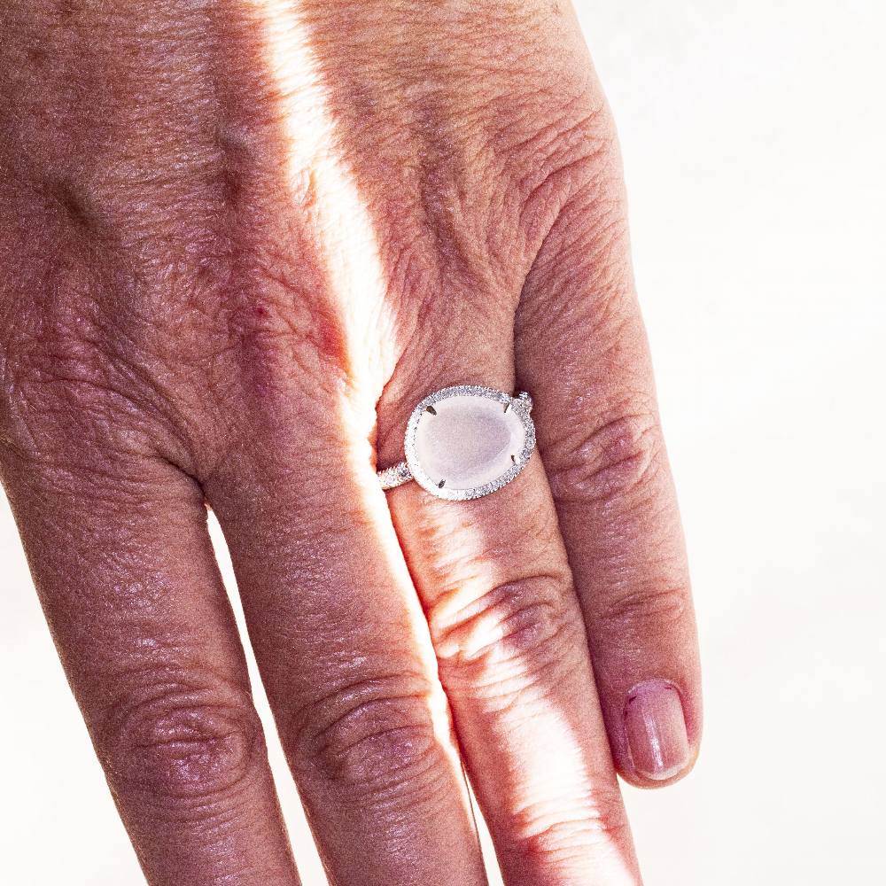 Ring MIMI LUNA in gold and diamonds