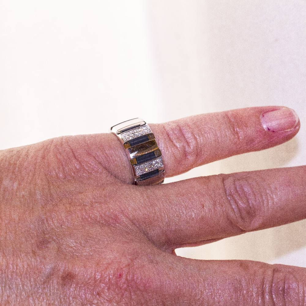 Bague CHAUMET CLASS ONE Collection en or blanc et diamants