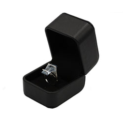 Ring at white gold and aquamarine