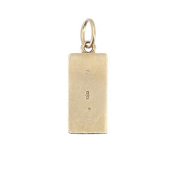 Pendentif CARTIER lingot en or jaune