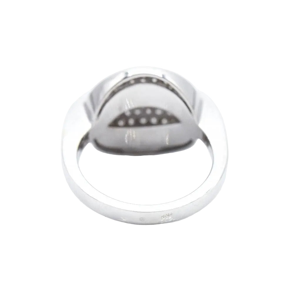 Bague POKER en or blanc avec diamants d'occasion