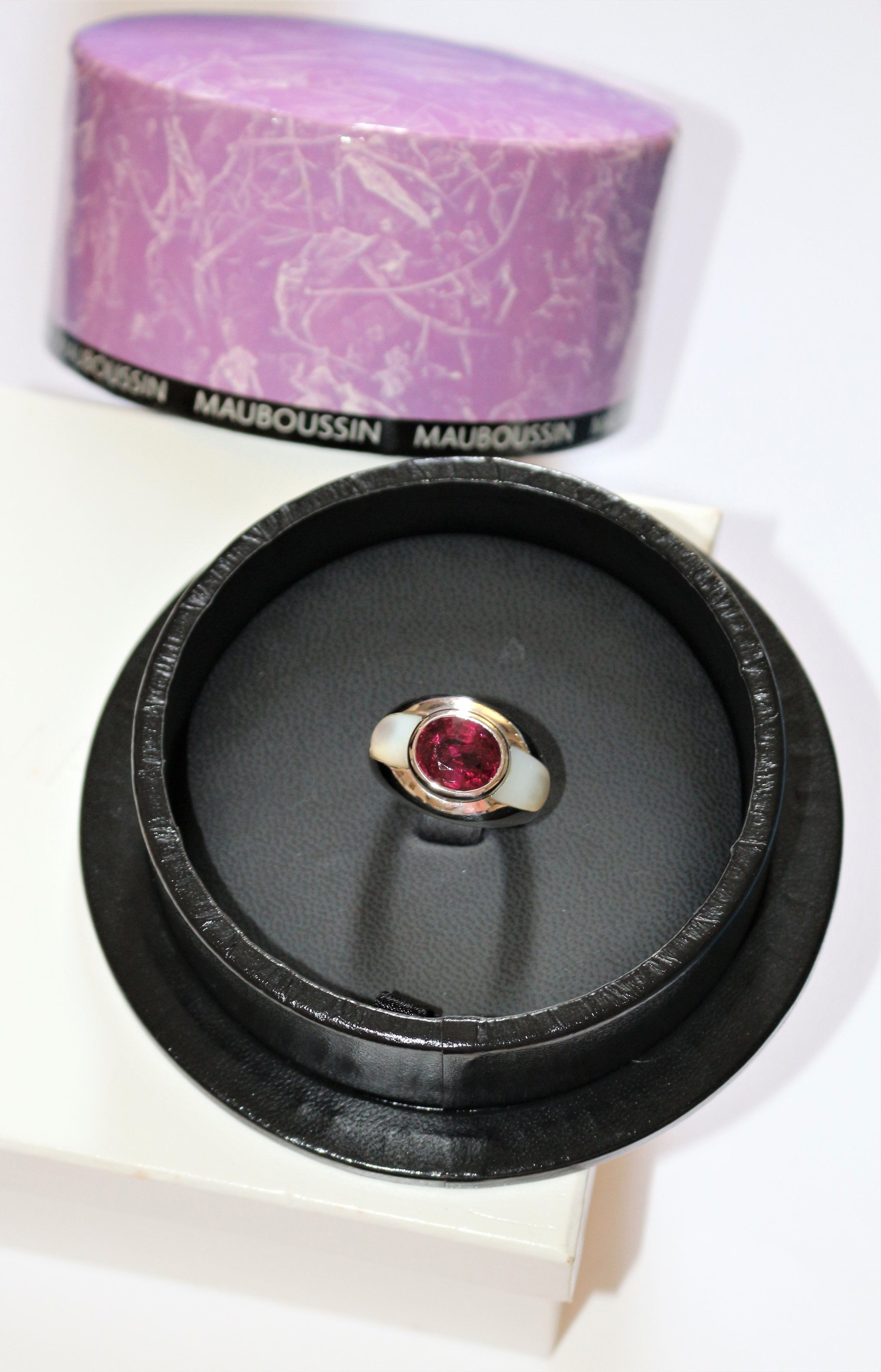 MAUBOUSSIN bague NADIA rubellite