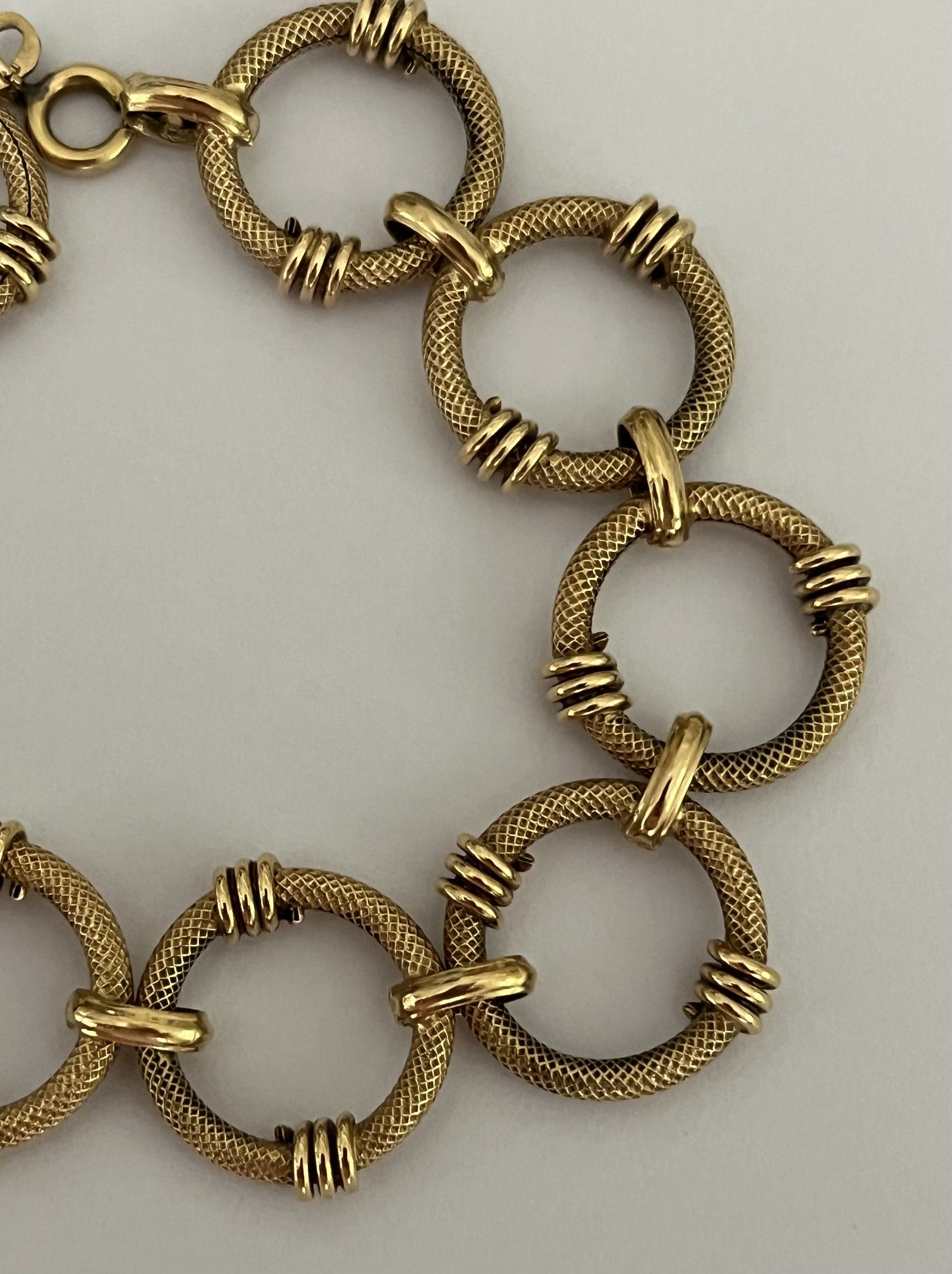 6670 - Bracelet Articulé Or Jaune 15 g