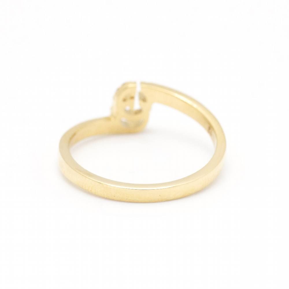 Bague GUCCI en or jaune avec diamants d'occasion