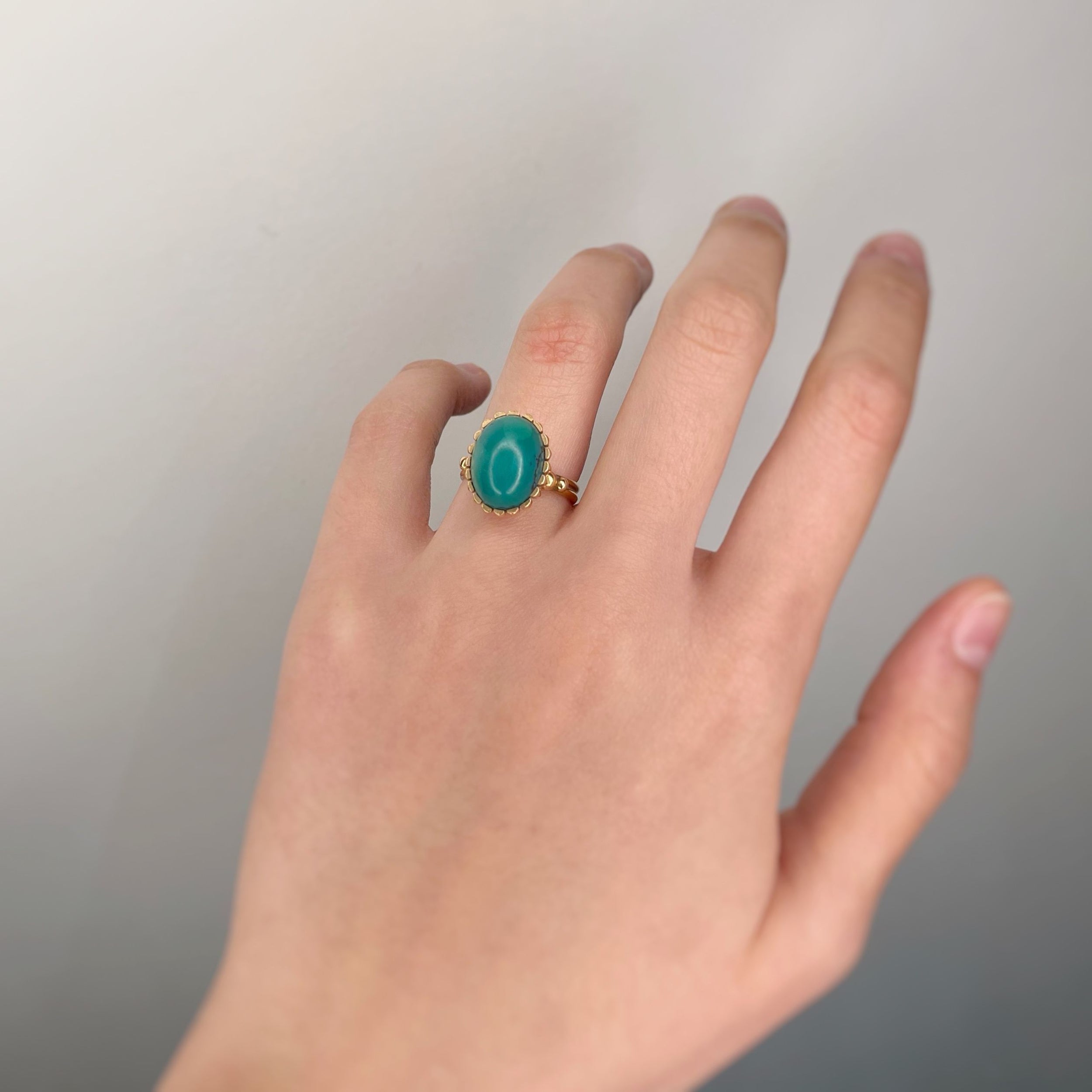 Ring Gold Turquoise