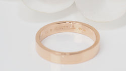 CARTIER wedding ring in pink gold