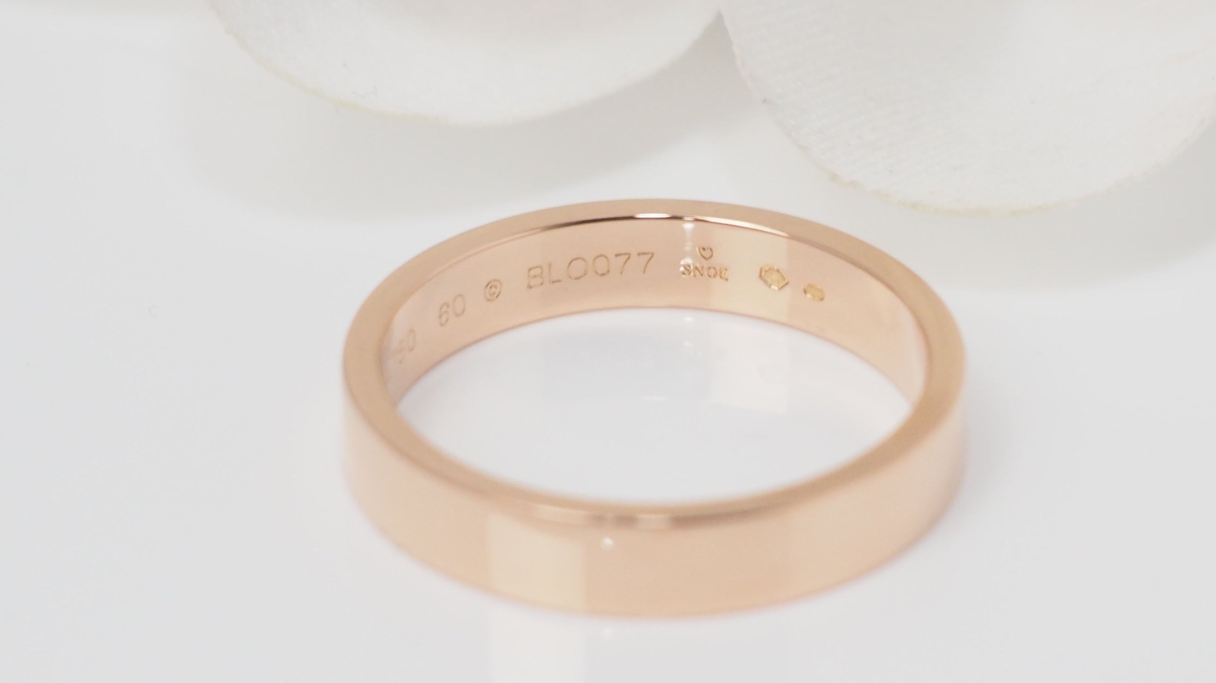 CARTIER wedding ring in pink gold