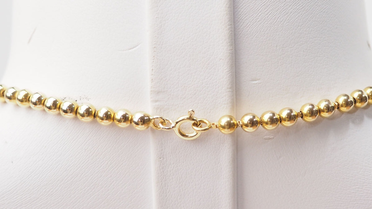 Marseille necklace in yellow gold 