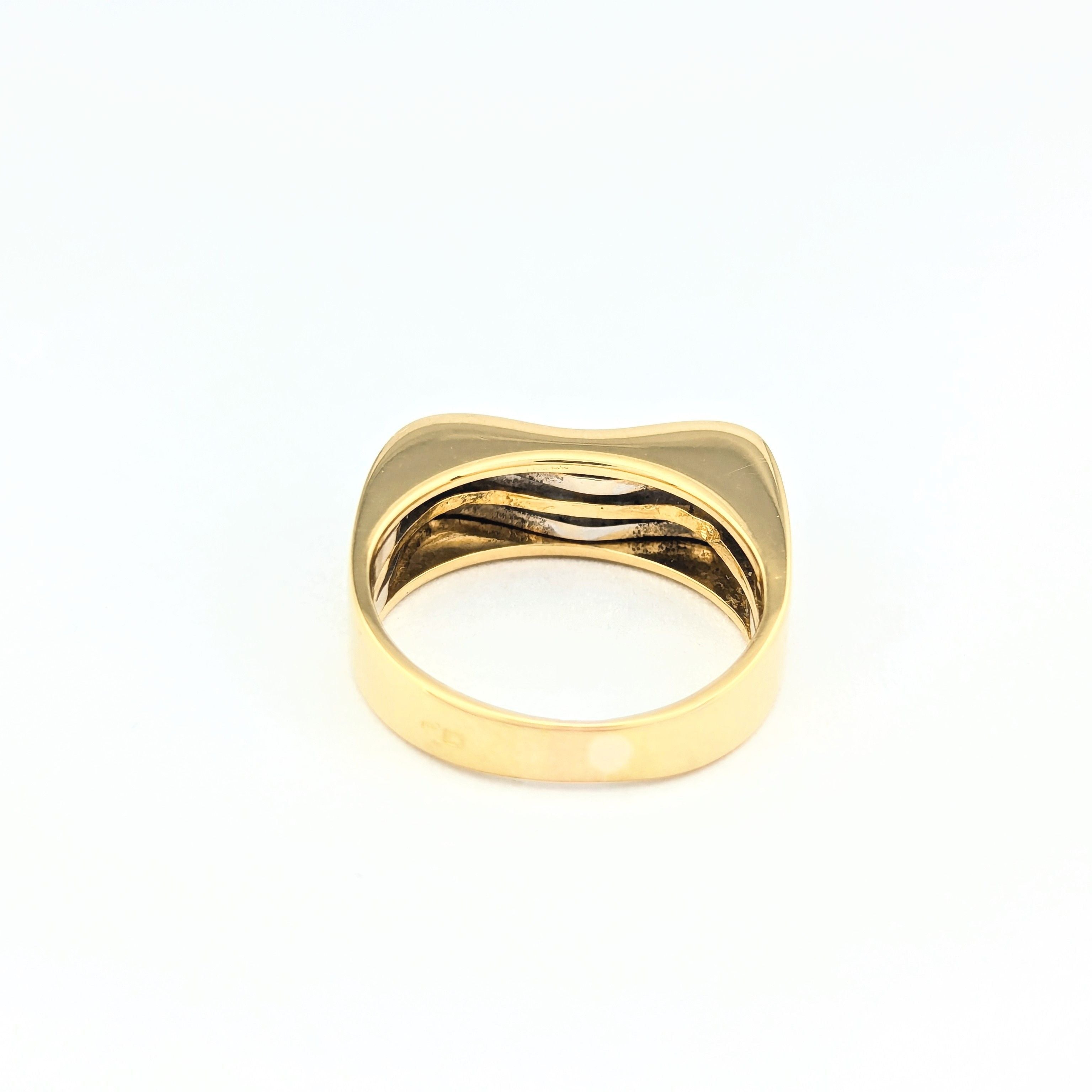 Ring Headband in yellow gold