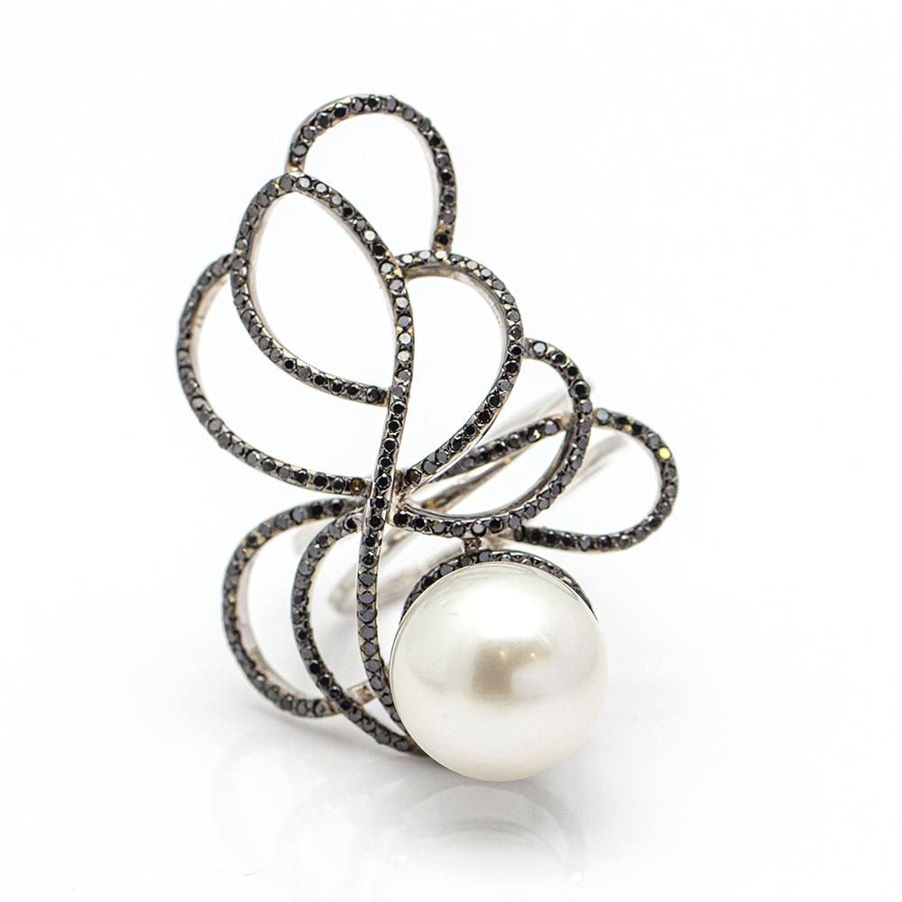 Bague SPIDER en or blanc et diamants d'occasion