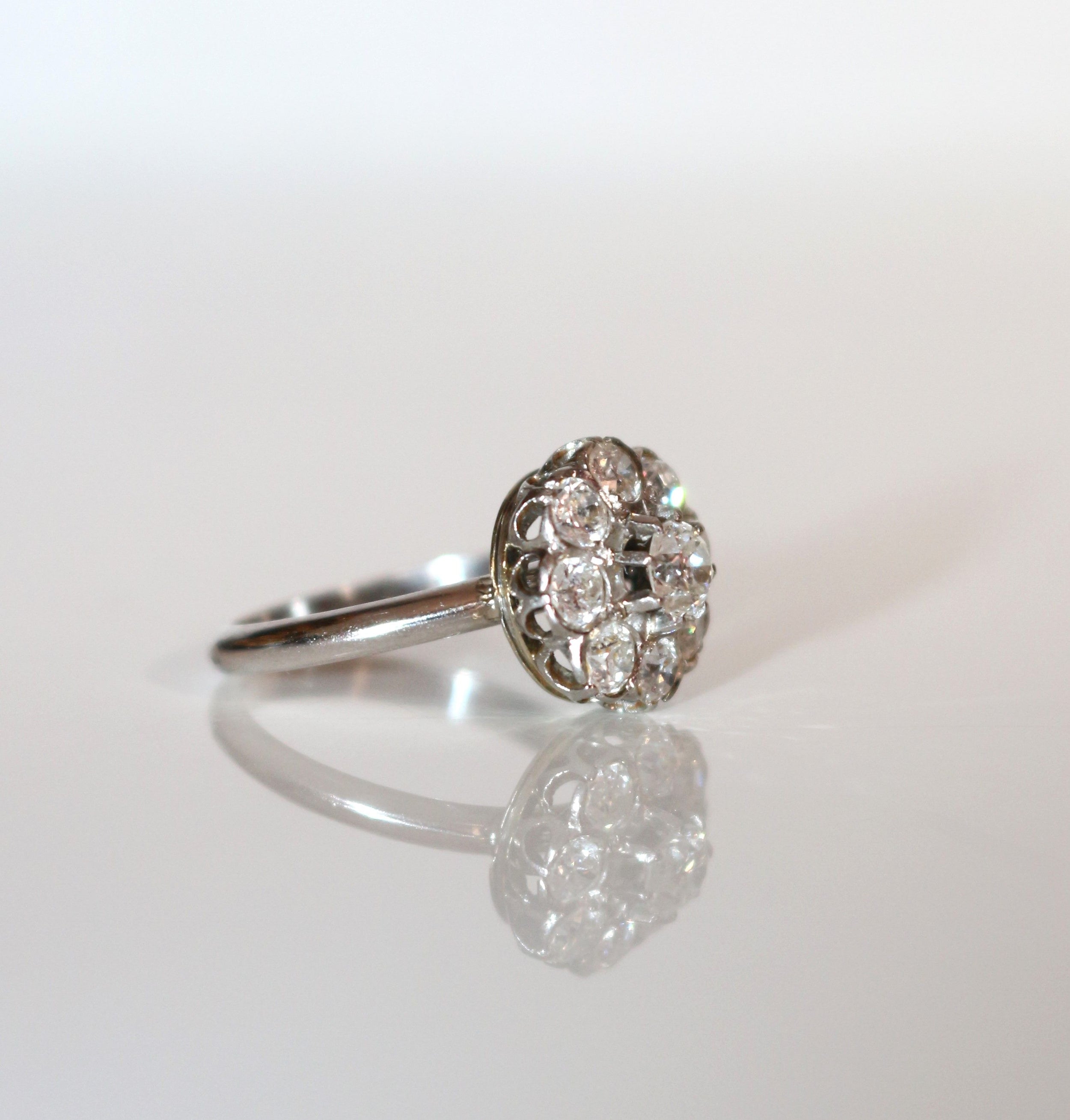 Bague Marguerite Diamants 1930