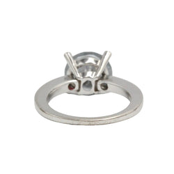 Bague Solitaire CHOPARD Happy So en or blanc et diamants