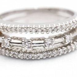 DAMIANI ring in two-tone gold and second-hand diamonds