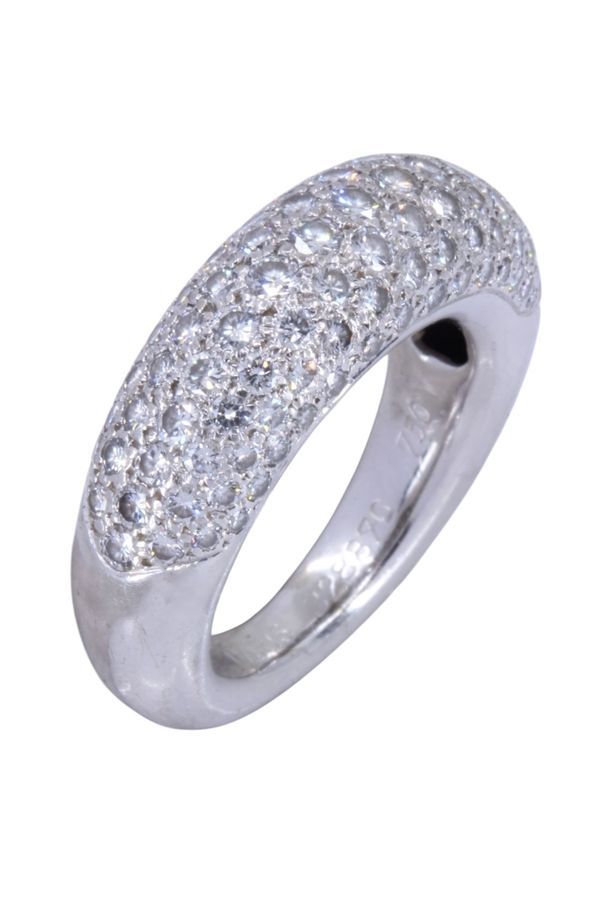 Bague CHAUMET Anneau diamants en or blanc