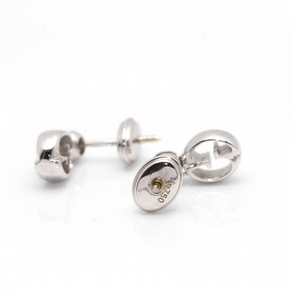 GUCCI 1973 Boucles d'oreilles en or et diamants d'occasion