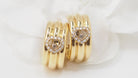 Boucles d'oreilles Happy Diamonds de Chopard en or jaune et diamants