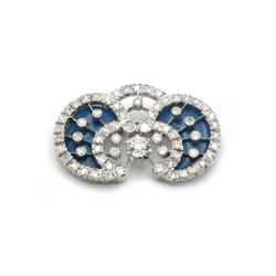 Broche - Or, Diamants et Email
