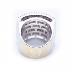 Bague en or blanc et pavé de diamantsd'occasion