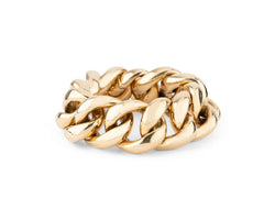 SEAMAN SCHEPPS Mesh bracelet in yellow gold