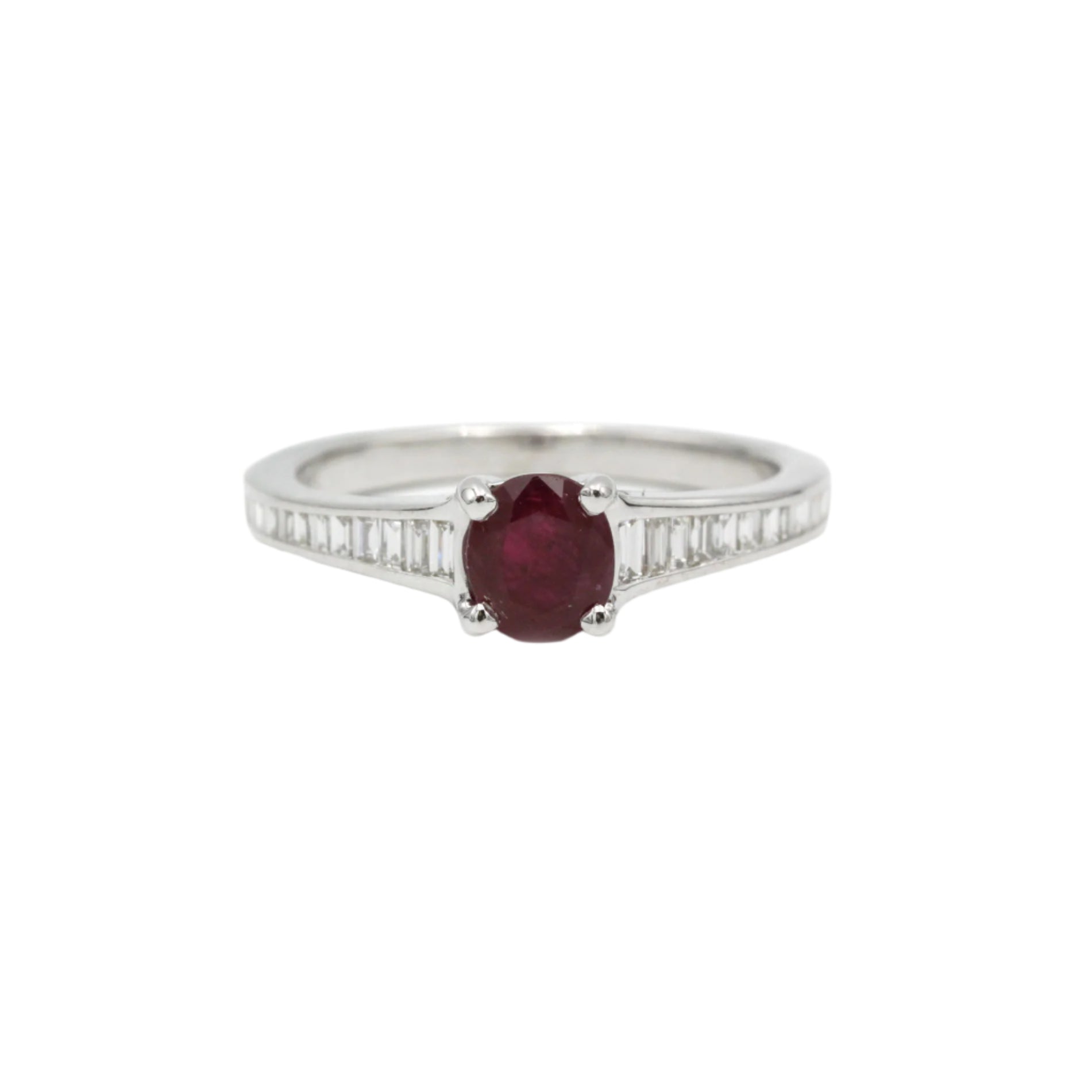 Bague - Or, Diamants & Rubis