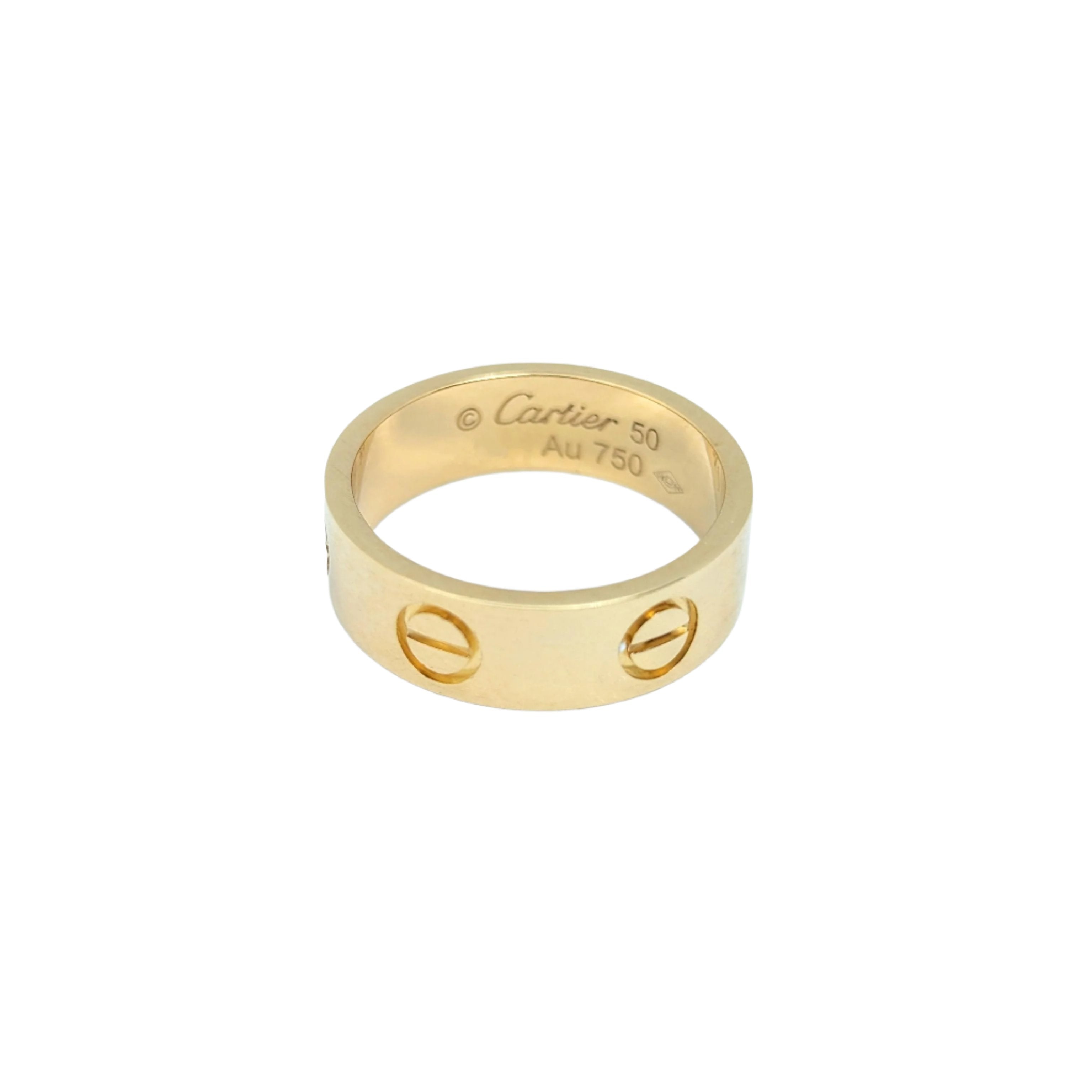 Bague Love signée Cartier