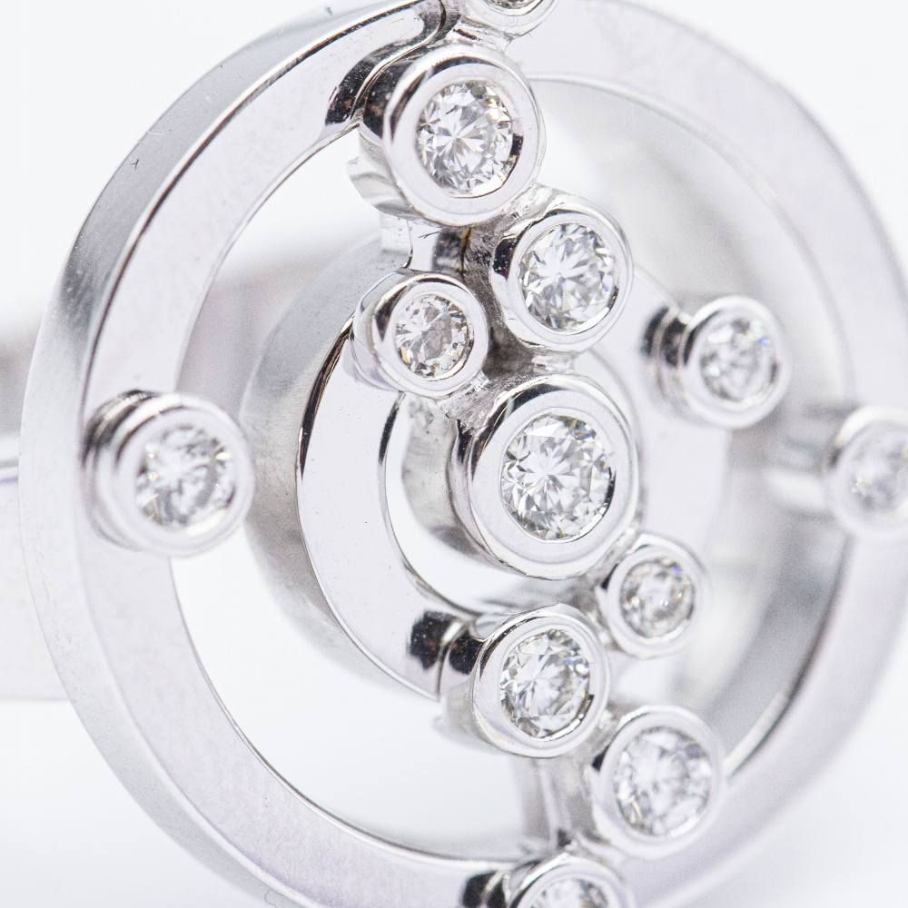 Bague ADAGIO en or blanc avec diamants d'occasion