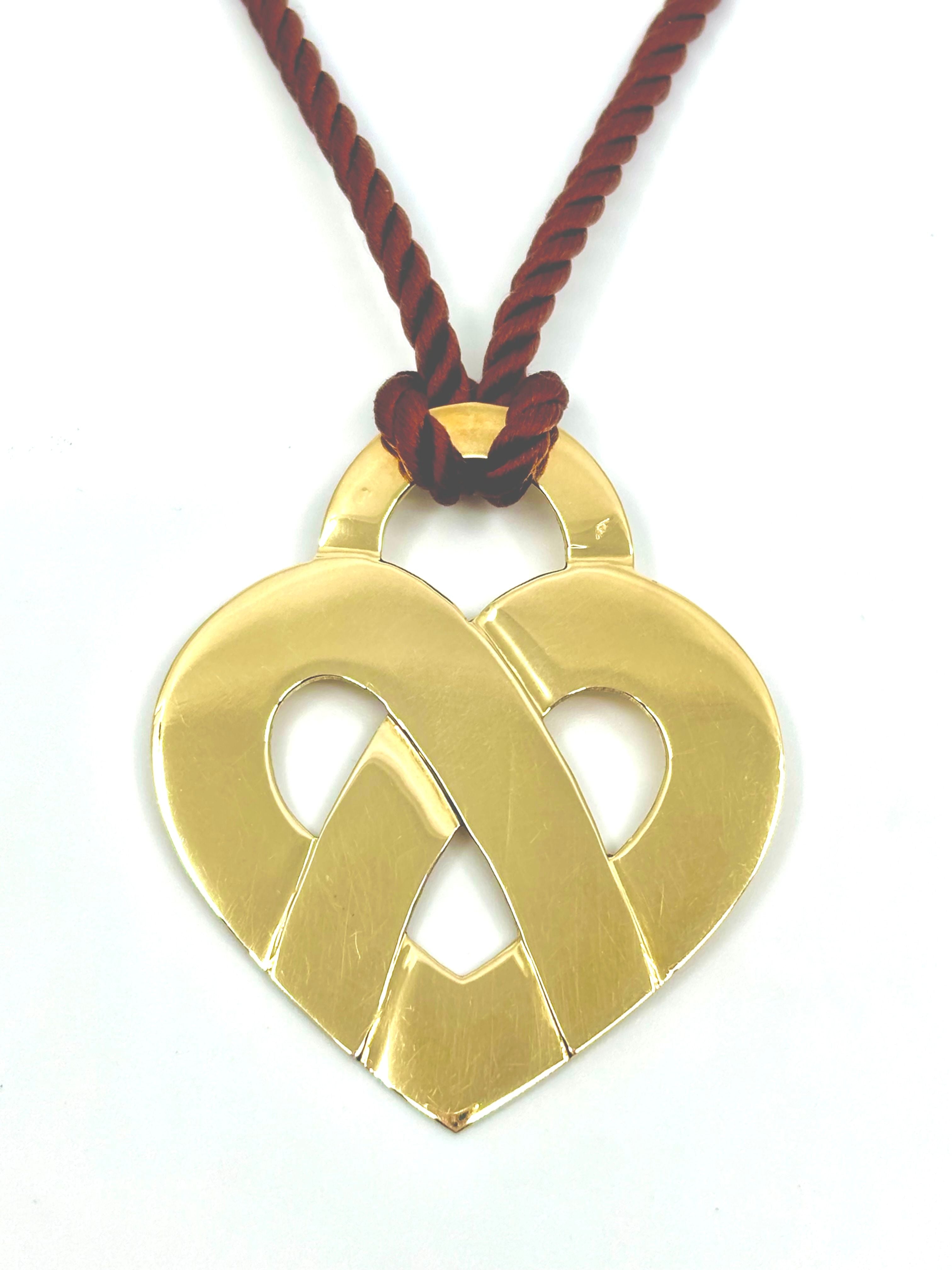 Intertwined Hearts Pendant
