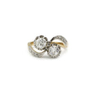 Bague - Or, platine & diamants