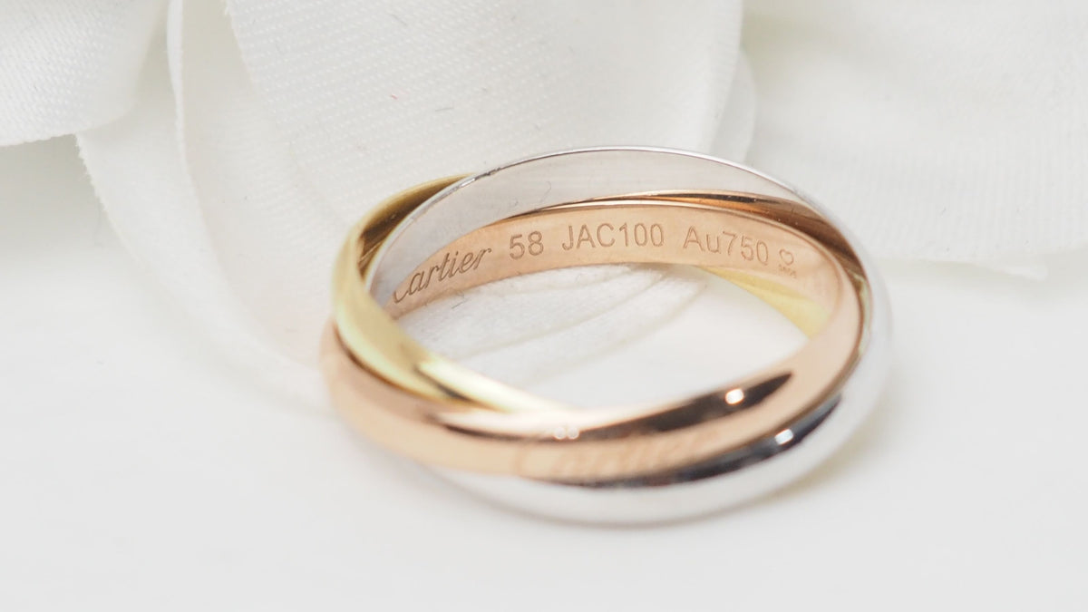 Cartier Trinity 3 gold ring 
