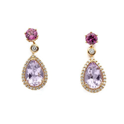 Boucles d'oreilles RODOLIT en or et diamants