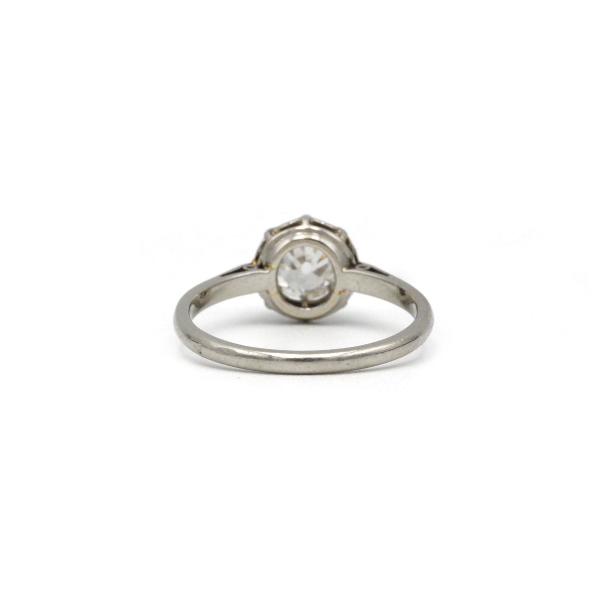 Solitaire - Platine Et Diamant